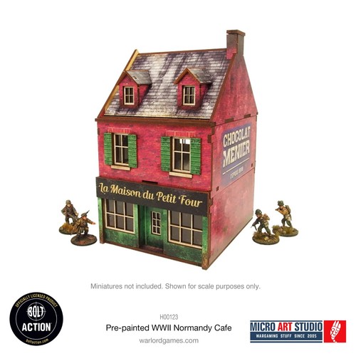 Ww2 normandy cafe predipinto - ww2,